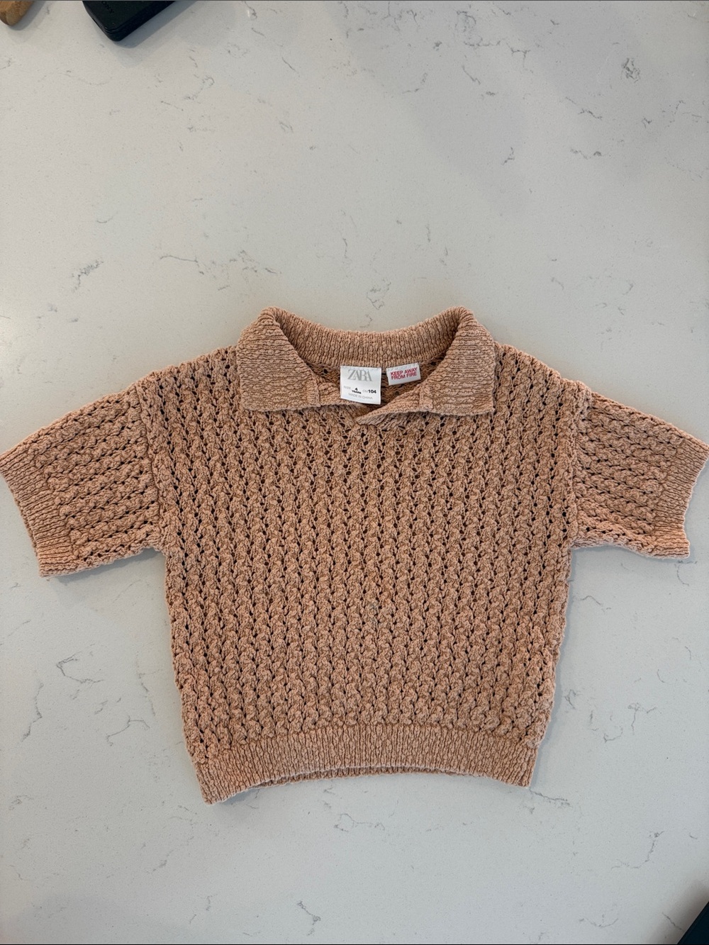 Zara crochet top 4T (runs small)